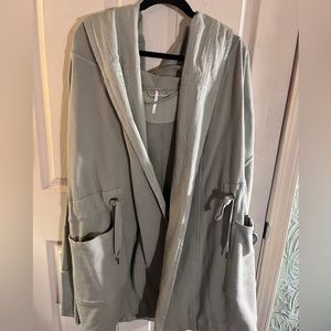 Free People very comfy coat with hood that can button down for no hood